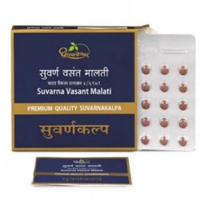 Dhootapapeshwar Svarna Vasant Malati Premium Quality Suvarnakalp - 300 Tablets