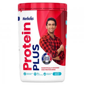 Horlicks Protein Plus Vanilla High Protein Drink for Adults