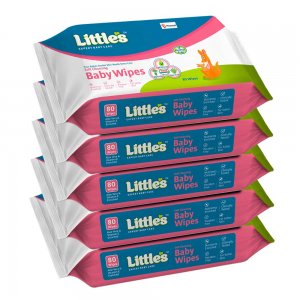 Little's Soft Cleansing Baby Wipes with Aloe Vera, Jojoba Oil and Vitamin E
