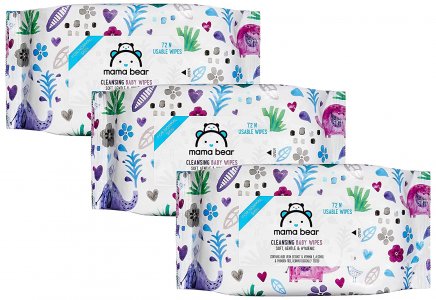 Amazon Brand - Mama Bear Wet Wipes (Pack of 3