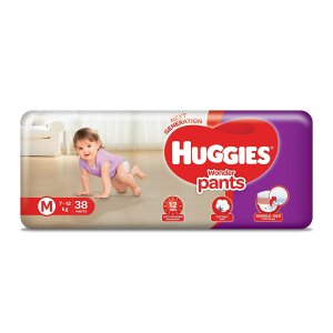 Huggies Wonder Pants Medium (M) Size Baby Diaper Pants, with Bubble Bed Technology for comfort