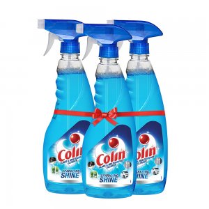 Colin Glass and Surface Cleaner with Shine Boosters, Regular (500ml, Pack of 3)