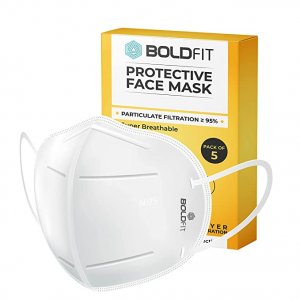 Boldfit Anti Pollution Cotton N95 Reuseable Unisex Face Mask