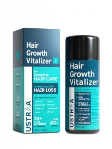 USTRAA Hair Growth Vitalizer - Boosts hair growth, Prevents hair fall- Hair Oil With Redensyl